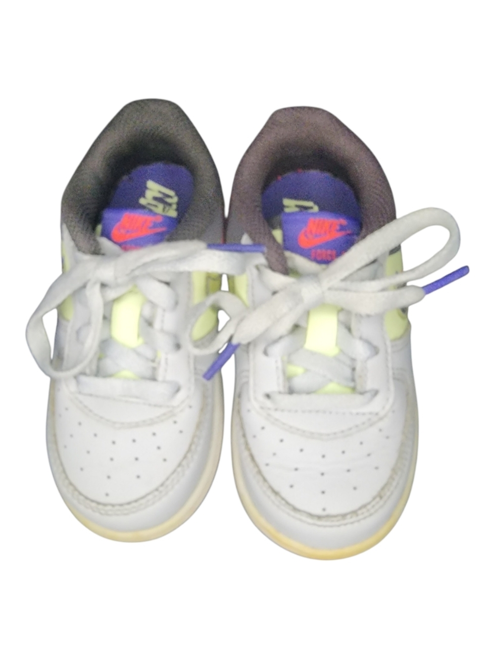 Nike Force 1 LV8 'Gray Green Blue', Baby Boys 7C - Picture 5 of 10